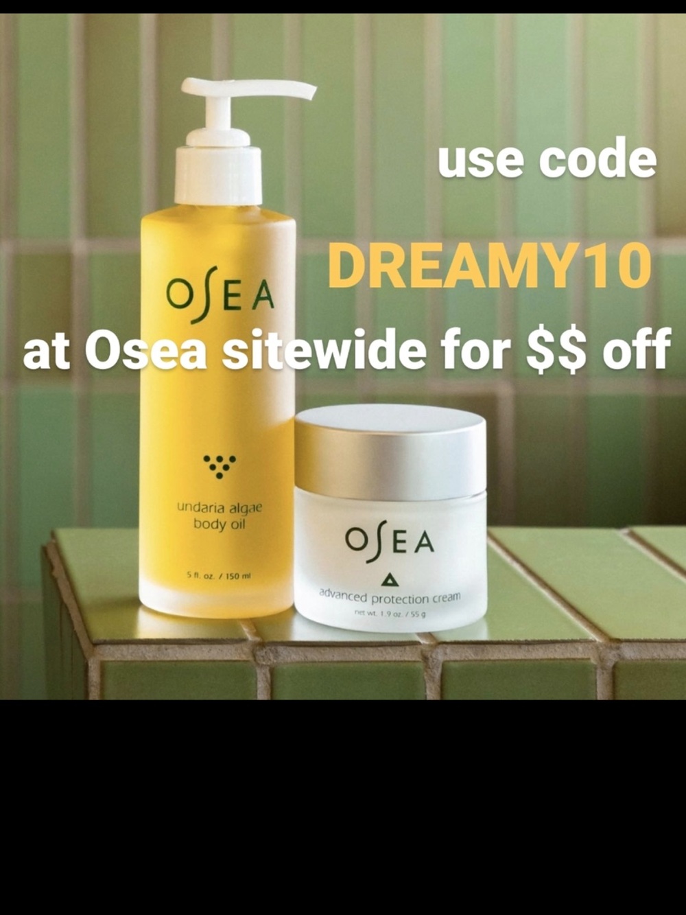 🆕 OSEA Sitewide discount code